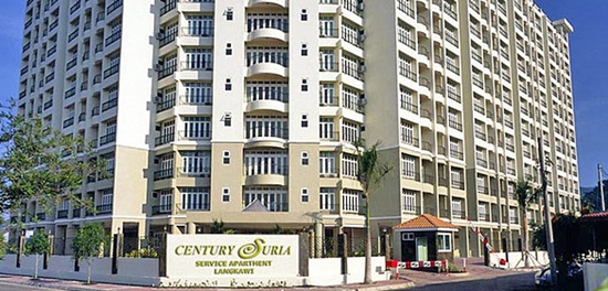 Century Suria Apartment Langkawi untuk di jual 